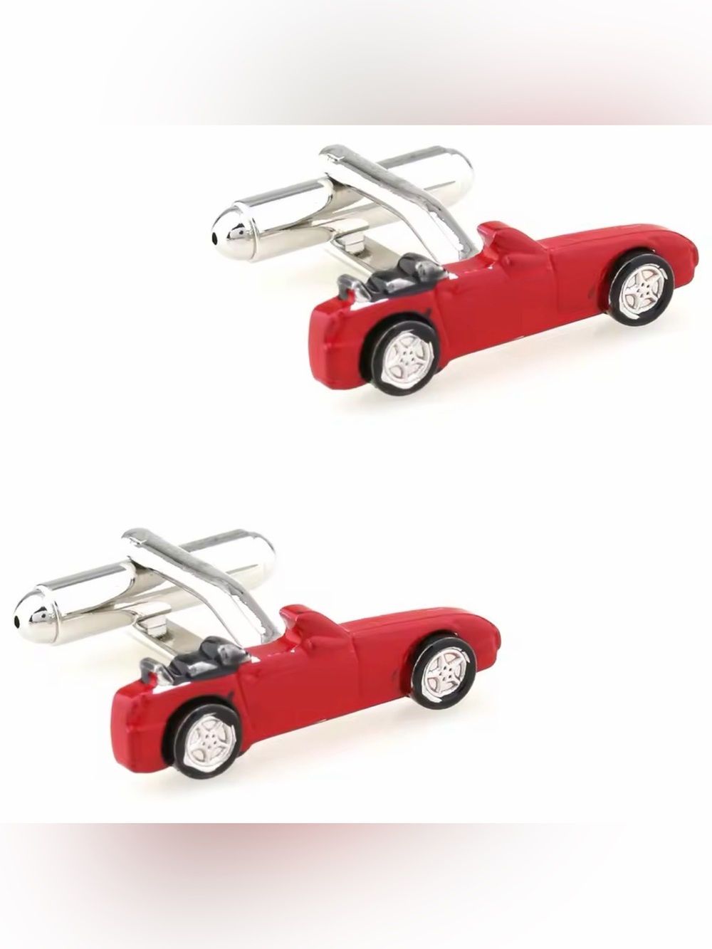 Red Sports Car Cufflinks